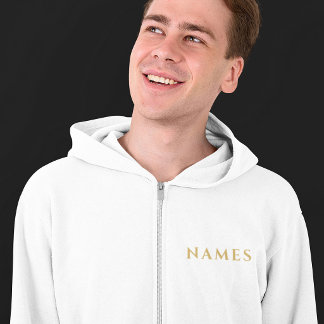 Personalisiert mit Nachnamen oder Spitznamen darau Hoodie