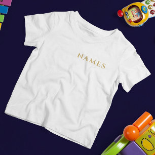 Personalisiert mit Nachnamen oder Spitznamen darau Kleinkind T-shirt