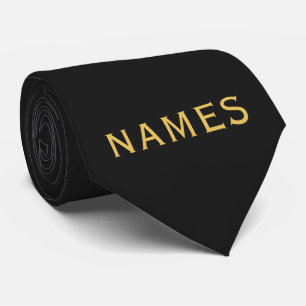 Personalisiert mit Nachnamen oder Spitznamen darau Krawatte