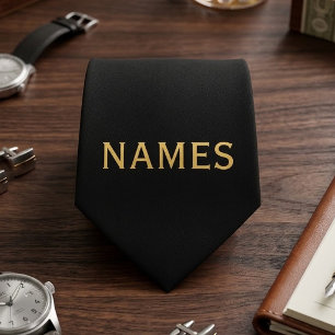 Personalisiert mit Nachnamen oder Spitznamen darau Krawatte