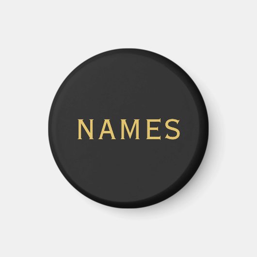 Personalisiert mit Nachnamen oder Spitznamen darau Magnet (Vorne)