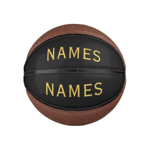 Personalisiert mit Nachnamen oder Spitznamen darau Mini Basketball