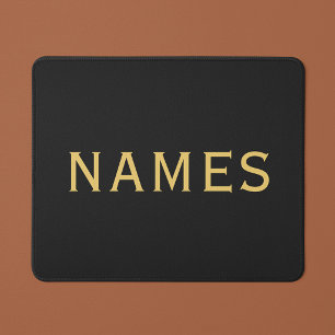 Personalisiert mit Nachnamen oder Spitznamen darau Mousepad