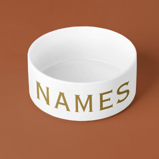 Personalisiert mit Nachnamen oder Spitznamen darau Napf