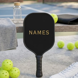 Personalisiert mit Nachnamen oder Spitznamen darau Pickleball Schläger