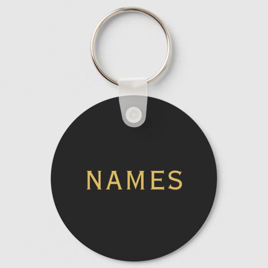 Personalisiert mit Nachnamen oder Spitznamen darau Schlüsselanhänger (Vorderseite)