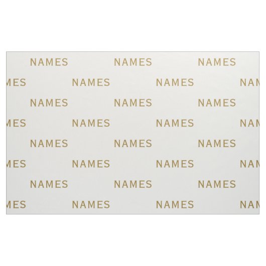 Personalisiert mit Nachnamen oder Spitznamen darau Stoff (Yard (91,4 cm))