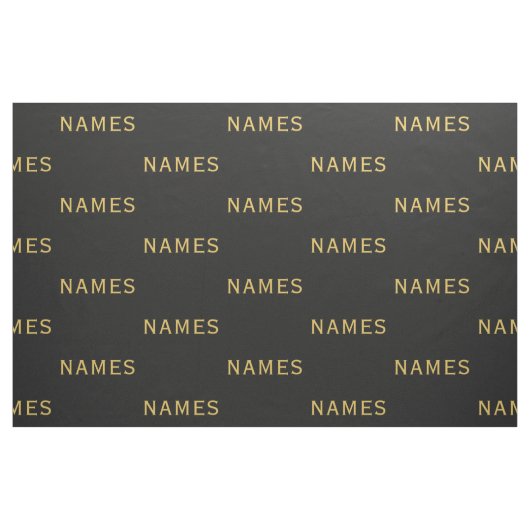 Personalisiert mit Nachnamen oder Spitznamen darau Stoff (Yard (91,4 cm))