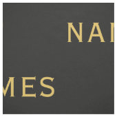 Personalisiert mit Nachnamen oder Spitznamen darau Stoff (Muster)