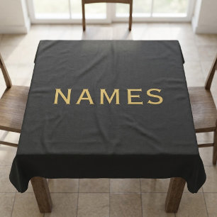 Personalisiert mit Nachnamen oder Spitznamen darau Tischdecke