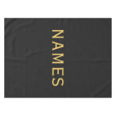 Personalisiert mit Nachnamen oder Spitznamen darau Tischdecke (Vorderseite (Horizontal))