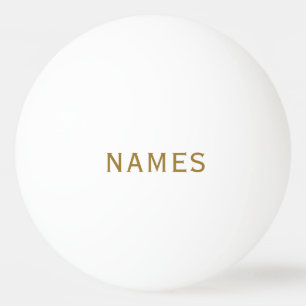 Personalisiert mit Nachnamen oder Spitznamen darau Tischtennisball