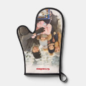 Personalisiert mit Name-Foto Ofenhandschuh (Vorderseite)