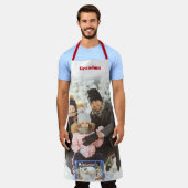 Personalisiert mit Name Grosses Foto Schürze (Getragen)