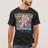 Personalisiert mit Name Kindergarten Lehrer Custom T-Shirt (Vorderseite)