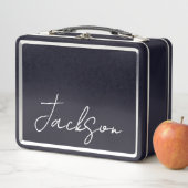 Personalisiert mit Name Metal Lunchbox (Beispiel)