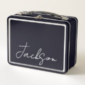 Personalisiert mit Name Metal Lunchbox (Vorderseite)