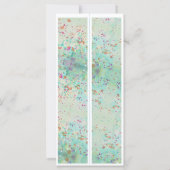 Personalisiert mit Name Paint Splash zwei Lesezeic (Rückseite)