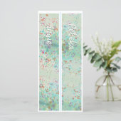 Personalisiert mit Name Paint Splash zwei Lesezeic (Stehend Vorderseite)