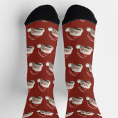 Personalisiert mit Name Socking Weihnachten leiden Socken (Oben)