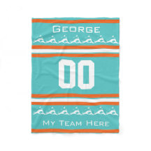 Personalisiert mit Name,#, Team, Sportfan Team do