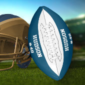 Personalisiert mit Name und Nummer Football