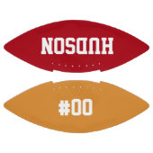Personalisiert mit Name und Nummer Football (Paneele)