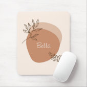 Personalisiert mit Namen | "Clay drizzle" | Mousepad (Mit Mouse)