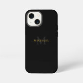 Personalisiert mit Namen & Initiale iPhone Hülle (Rückseite)