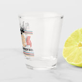 Personalisiert mit Namen jedes Alter Vintag Geburt Schnapsglas (Rechts)