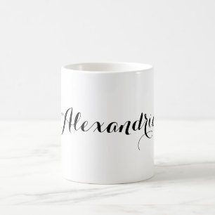Personalisiert mit Namen Kaffeetasse