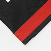 Personalisiert mit Namen,#, Team, Sportfan-Team Fleecedecke (Ecke)