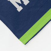 Personalisiert mit Namen,#, Team, Sportfan-Team Fleecedecke (Ecke)