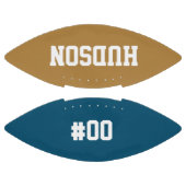 Personalisiert mit Namen und Zahl Football (Paneele)