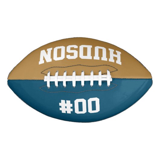 Personalisiert mit Namen und Zahl Football (Vorderseite)