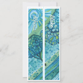 Personalisiert mit Namen Whimsical zwei Lesezeiche