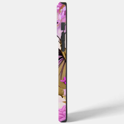 Personalisiert mit Schmetterlingen Case-Mate iPhone Hülle (Rückseite / Links)