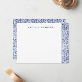 Personalisiert Mitteilungskarte (Vorderseite/Rückseite Beispiel)