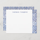 Personalisiert Mitteilungskarte (Vorne/Hinten)