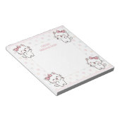 Personalisiert Mitzvah Hinweis Notepad Kitten Katz Notizblock (angewinkelt)