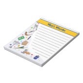 Personalisiert Mitzvah Notepad - Stil 1 Notizblock (Rotiert)