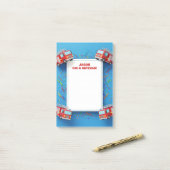 Personalisiert Mitzvah Post-it Klebezettel (Auf Schreibtisch)