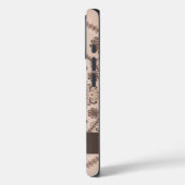 Personalisiert Mocha Rokoko Revival Dot Mandala Case-Mate iPhone Hülle (Rückseite / Links)