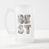 Personalisiert modern 11 Foto Bester Vater je Väte