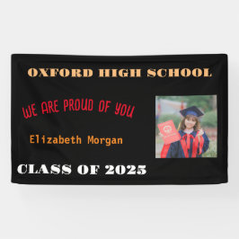 Personalisiert Modern Abschluss herzlichen Glückwu Banner