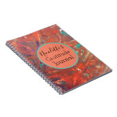 Personalisiert Modern Abstrakt Dankesblatt Notizblock (Rechte Seite)