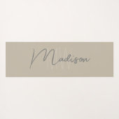 Personalisiert Modern formatiert Yogamatte (Rückseite (Horizontal))