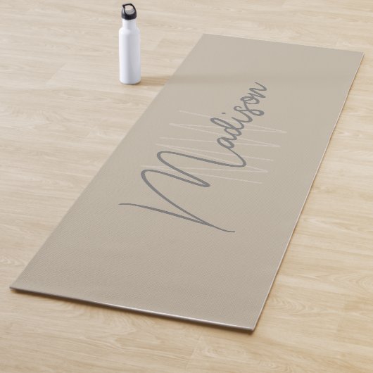 Personalisiert Modern formatiert Yogamatte (Beispiel)