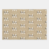 Personalisiert Modern Frohe Weihnachtsklebstoff Mo Geschenkpapier Set (Vorderseite 2)