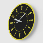 Personalisiert modern Minimalistisch Große Wanduhr (Winkel)
